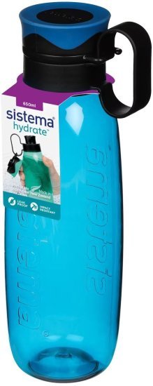 בקבוק שתייה Traverse מסדרת Sistema - Hydrate - נפח 650 מ''ל - צבע כחול