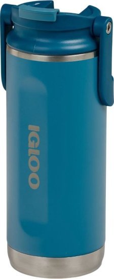 כוס תרמית 470 מ''ל Flip ‘n’ Sip מבית Igloo - צבע טורקיז