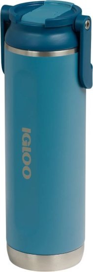 בקבוק שתייה תרמי עם קש 600 מ''ל מבית Igloo - צבע טורקיז