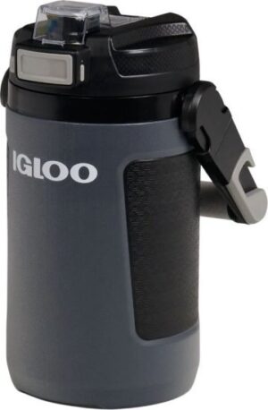 בקבוק שתייה תרמי ספורטיבי 1.9 ליטר מבית Igloo - צבע אפור פחם