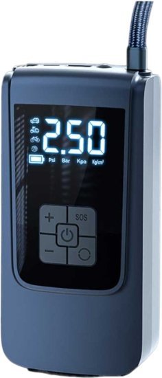 קומפרסור אלקטרוני לרכב עם צג דיגיטלי Bpower 120W 150PSI