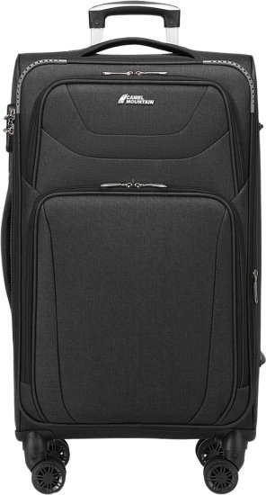 מזוודת בד 28 אינץ' דגם Americano מבית Camel Mountain - צבע שחור