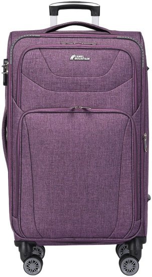 מזוודת בד 28 אינץ' דגם Americano מבית Camel Mountain - צבע סגול