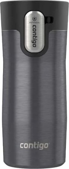 כוס תרמית 350 מ''ל דגם West Loop 3.0 מבית Contigo - צבע אפור כהה