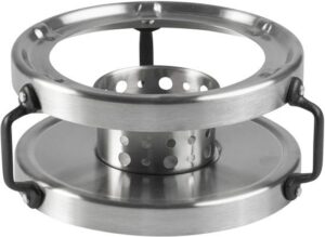 מעמד להגשת סירים מנירוסטה + בית לספרטייה 30 ס''מ מבית Arcosteel