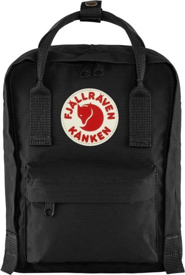 תיק גב בנפח 7 ליטר דגם Kanken Mini Classic מבית Fjallraven - צבע שחור