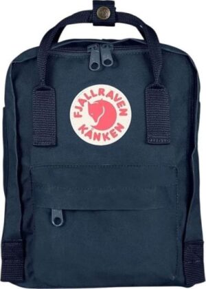 תיק גב בנפח 7 ליטר דגם Kanken Mini Classic מבית Fjallraven - צבע כחול Navy