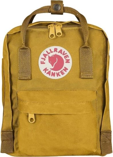 תיק גב בנפח 7 ליטר דגם Kanken Mini Classic מבית Fjallraven - צבע חרדל