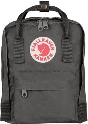 תיק גב בנפח 7 ליטר דגם Kanken Mini Classic מבית Fjallraven - צבע אפור כהה