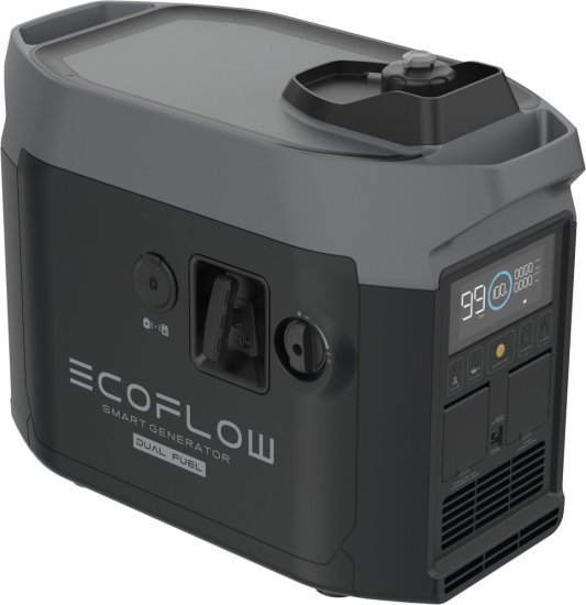 גנרטור חכם אינוורטר מושתק בנזין / גז EcoFlow Dual 1900W
