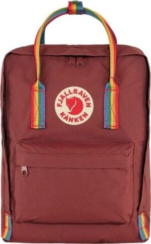 תיק גב בנפח 16 ליטר דגם Kanken Rainbow מבית Fjallraven - צבע אדום