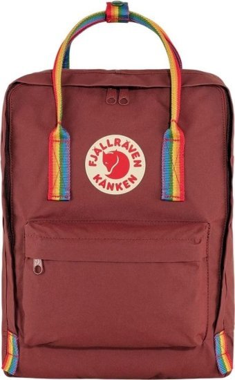 תיק גב בנפח 16 ליטר דגם Kanken Rainbow מבית Fjallraven - צבע אדום