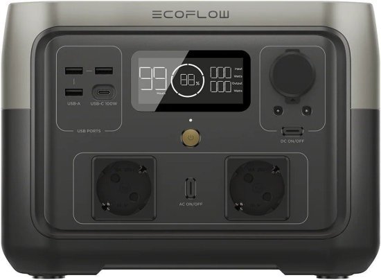 תחנת כוח ניידת EcoFlow RIVER 2 Max + פאנל סולארי מתקפל 160W