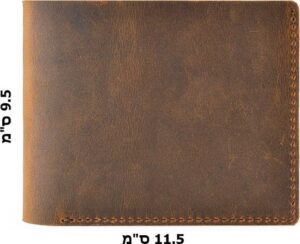 ארנק עור יוקרתי דגם The Kavorion Exclusive מבית Camel Mountain - צבע שחור