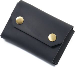 ארנק עור יוקרתי דגם The Dynorik Quantum מבית Camel Mountain - צבע שחור