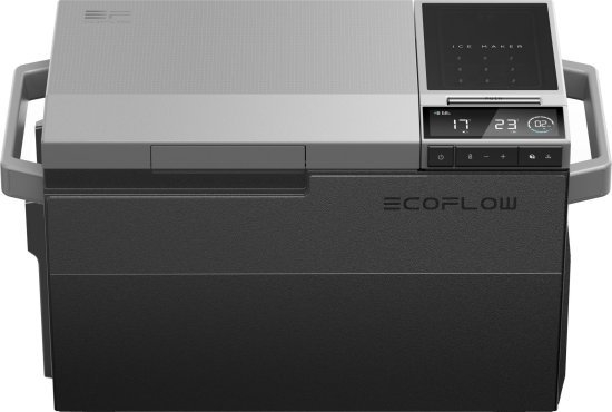 מקרר / מקפיא 38 ליטר נטען לרכב עם מכונת קרח + סוללה נשלפת מתנה דגם Glacier מבית EcoFlow